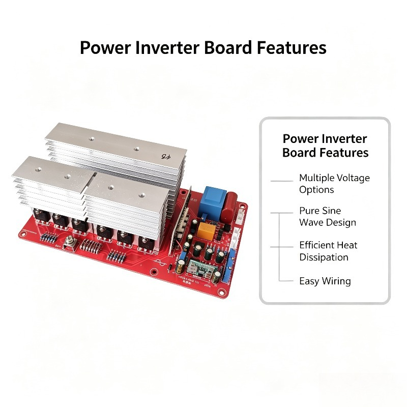 Płyta główna inwertera o czyst – Pure Sine Wave Inverter Board 24V 48V recenzja i cena