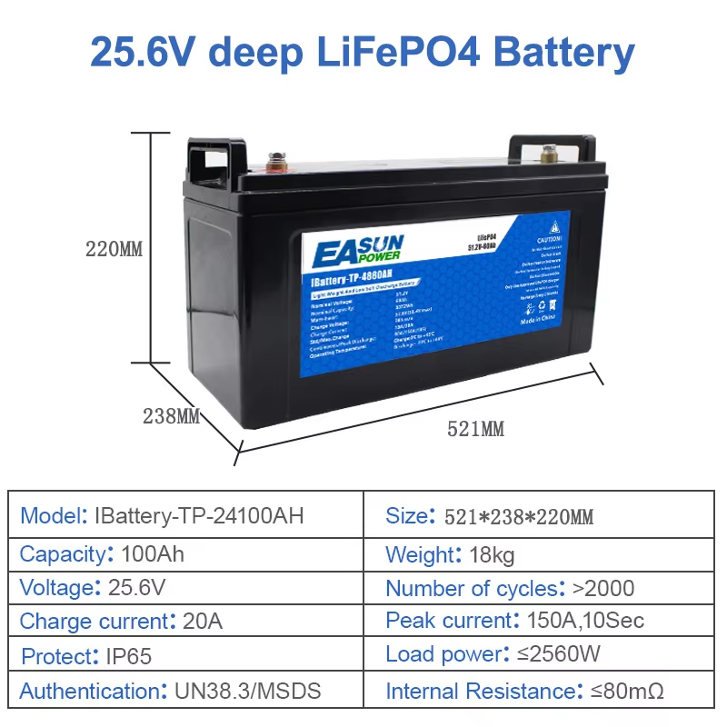 Bateria EASUN Power LiFePO4 10 – Grid Tie Inverter Limiter 2000W recenzja i cena