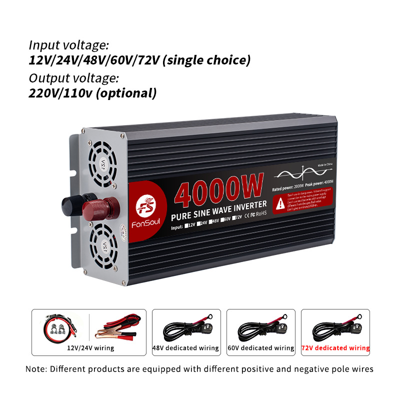 Real Power – czysty falownik s – Pure Sine Wave Inverter 5000W 48V 220V recenzja i cena