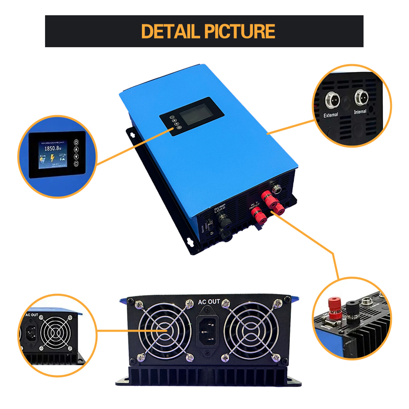 Falownik sieciowy do turbin wi – Grid Tie Inverter Limiter 2000W recenzja i cena